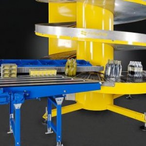 04 Vertikalförderer Stahl lackiert System Ambaflex
