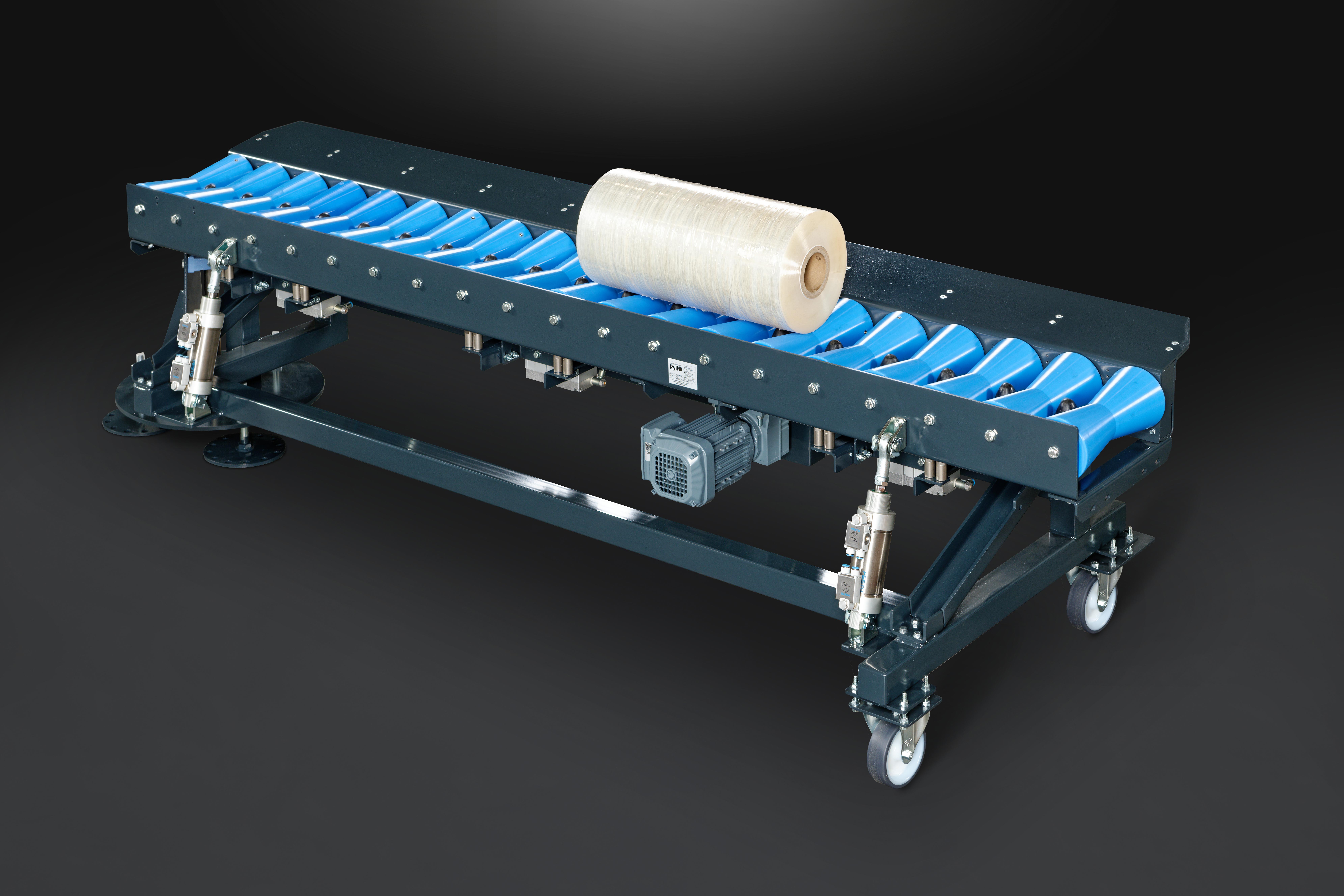 Rollenförderer für Kartontransport – Transportanlagen Ryll