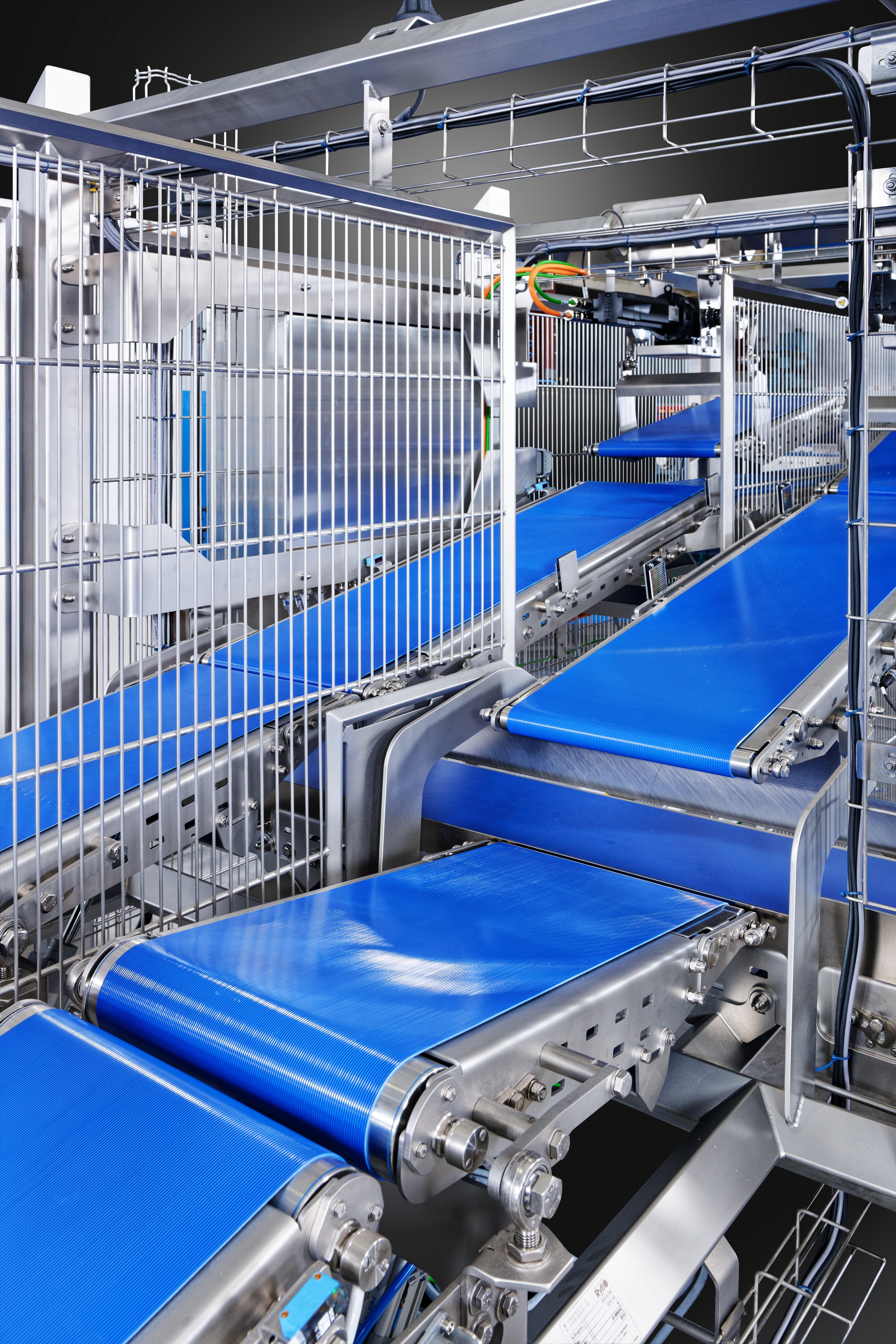 Fördertechnik in Verpackungslinie – Transportanlagen Ryll