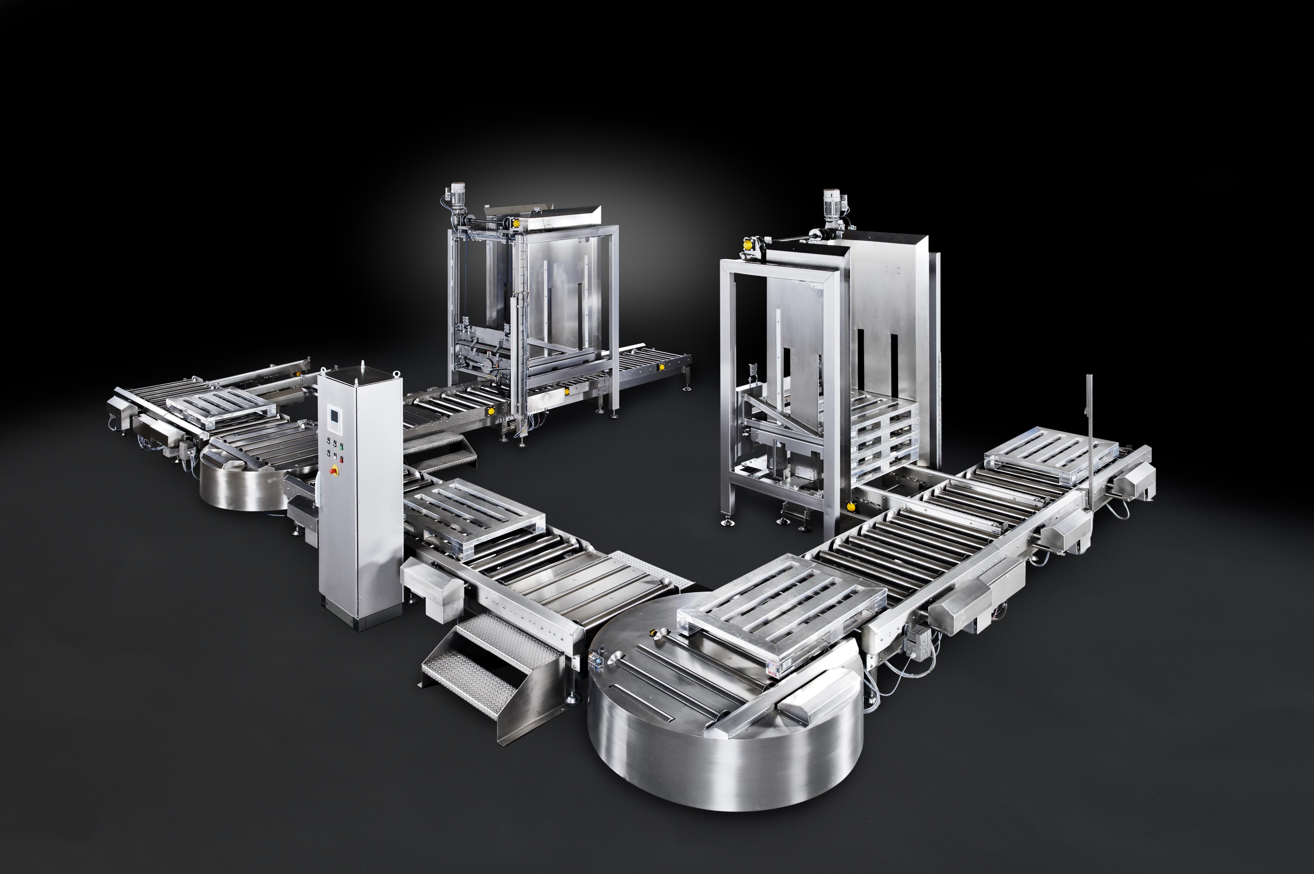 Pallet transport in the hygiene area
