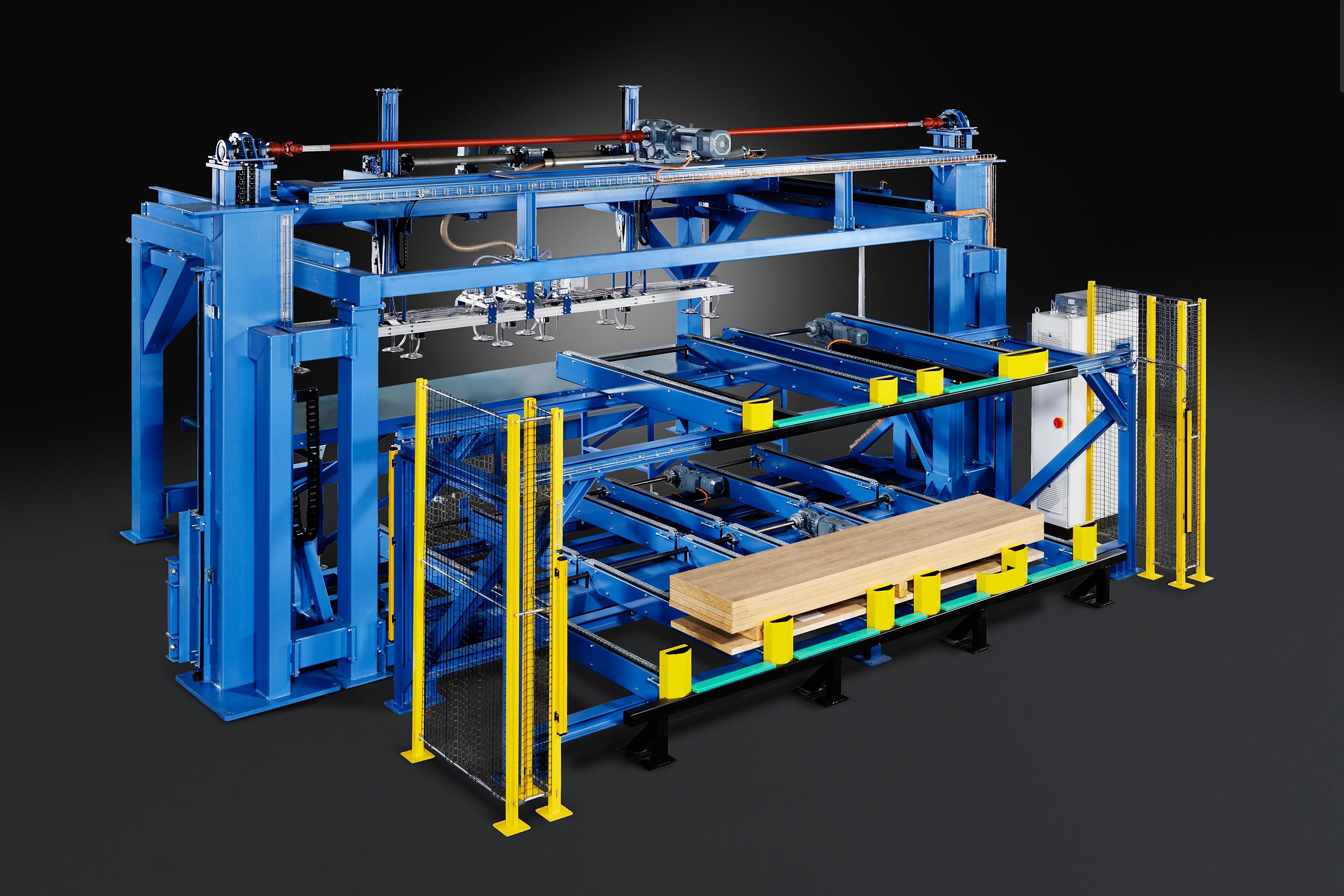 Panel stacking station