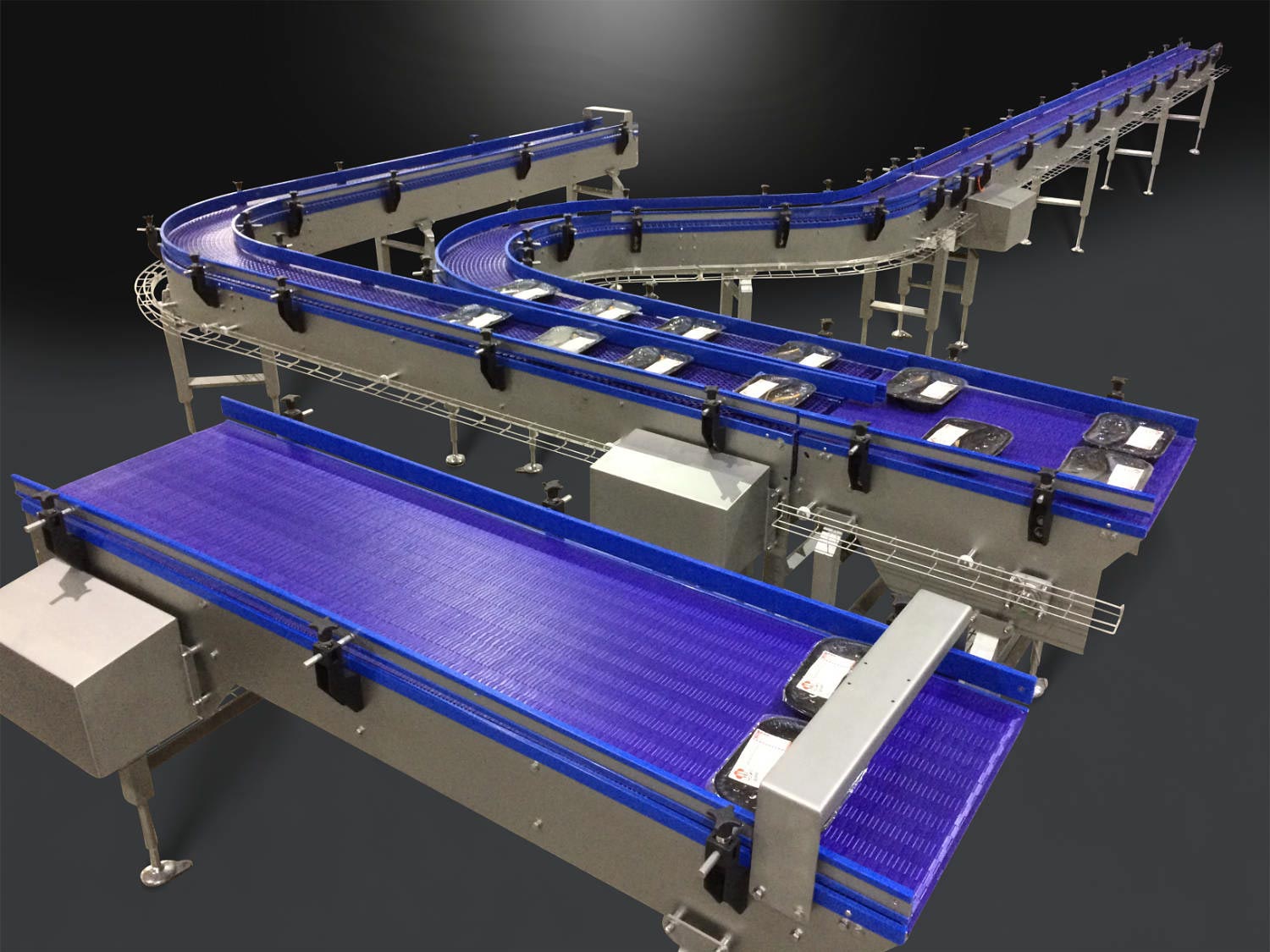 Transport of menu trays